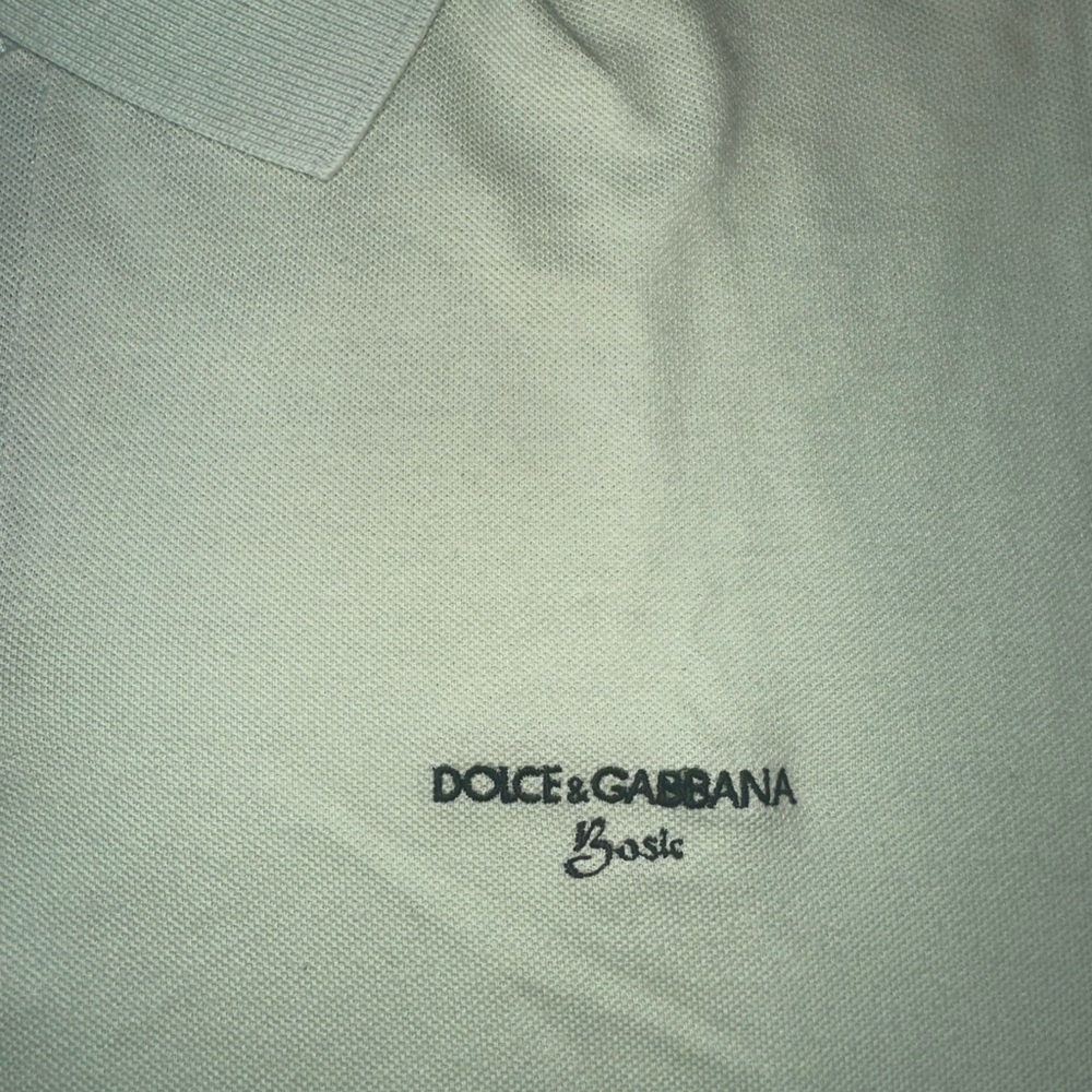Dolce & Gabbana Cream Polo Shirt Classic Style